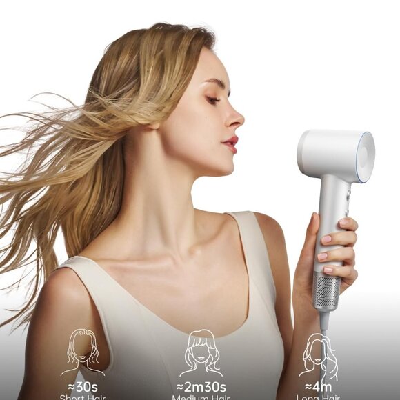 Laifen Hair Dryer, Blow Dryer with 110, 000 RPM Brushless Motor for High-Speed D - Picture 2 of 10